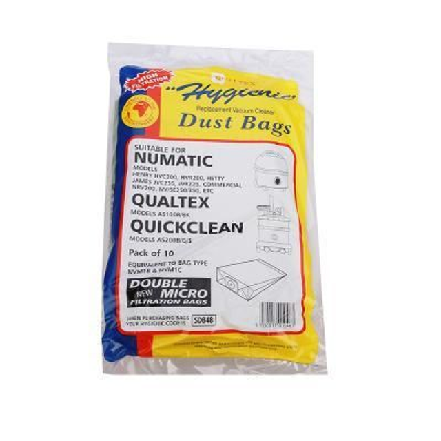 Numatic (Henry) Vacuum cleaner dust bags 10 pack
