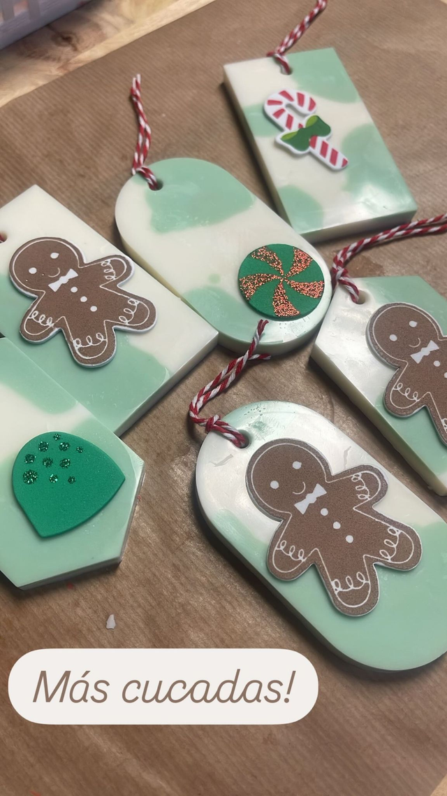 Ambientador navideño (muñeco jengibre)