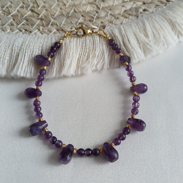 Dames armband Amethist (1.366)