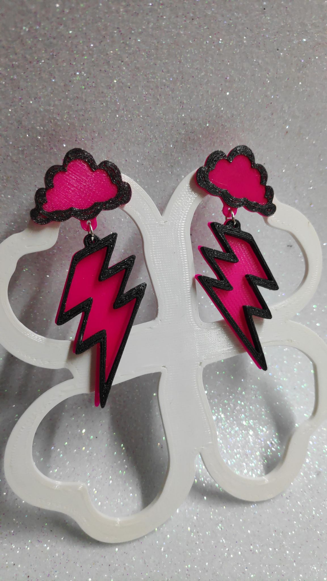 Pendientes "Relámpago"