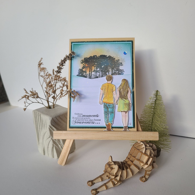 Carte souvenirs - Goûtons ces moments ..