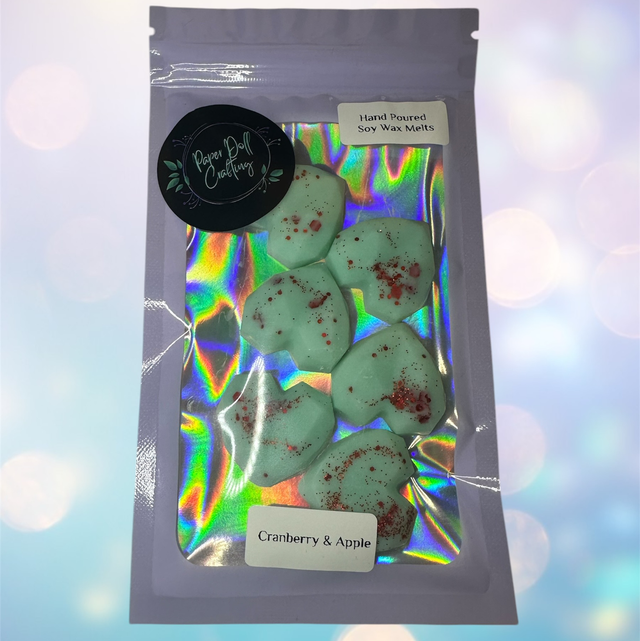 Cranberry &amp; Apple Soy Wax Small Hearts