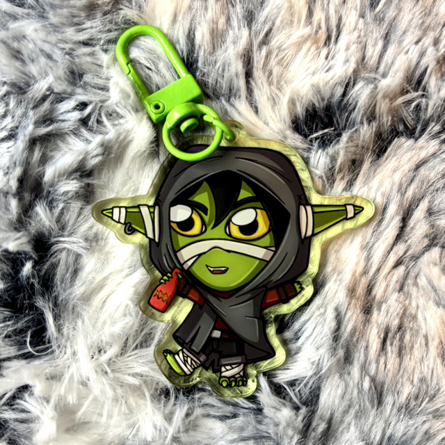 Nott (Mighty Nein, Critical Role) Keychain