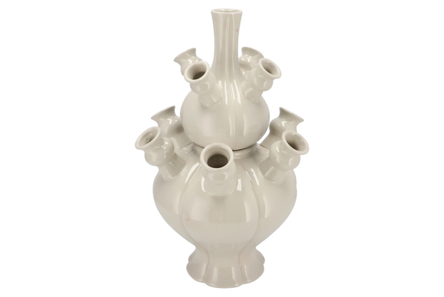 Rotterdam white vase tube 31x31x46cm