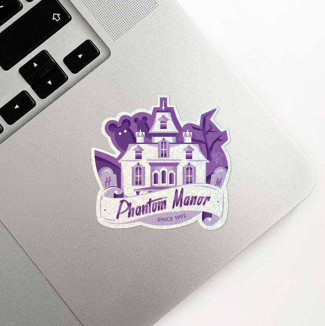 Sticker holographique Attractions Légendaires | 05 Phantom Manor