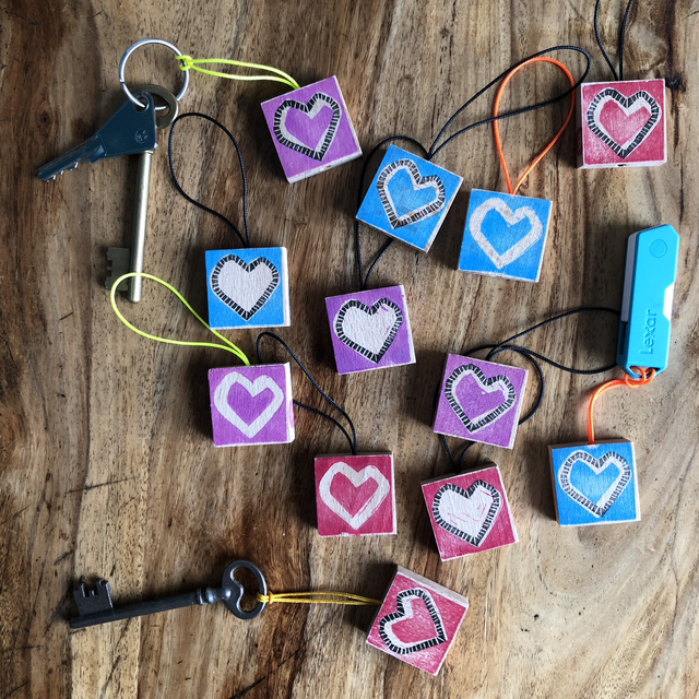 porte-clés coeur