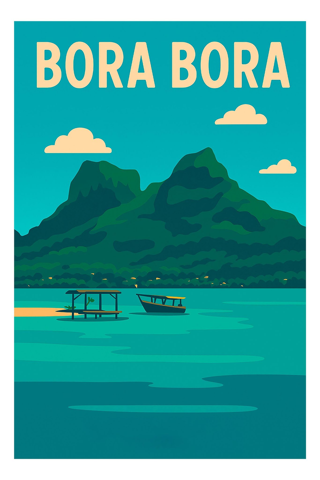 Affiche photo – Bora Bora