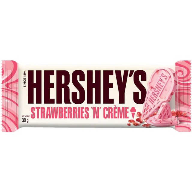 Hershey&#039;s Strawberries &#039;N&#039; Creme Bar (39g)