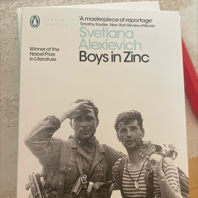 Boys In Zinc Svetlana Alexievich