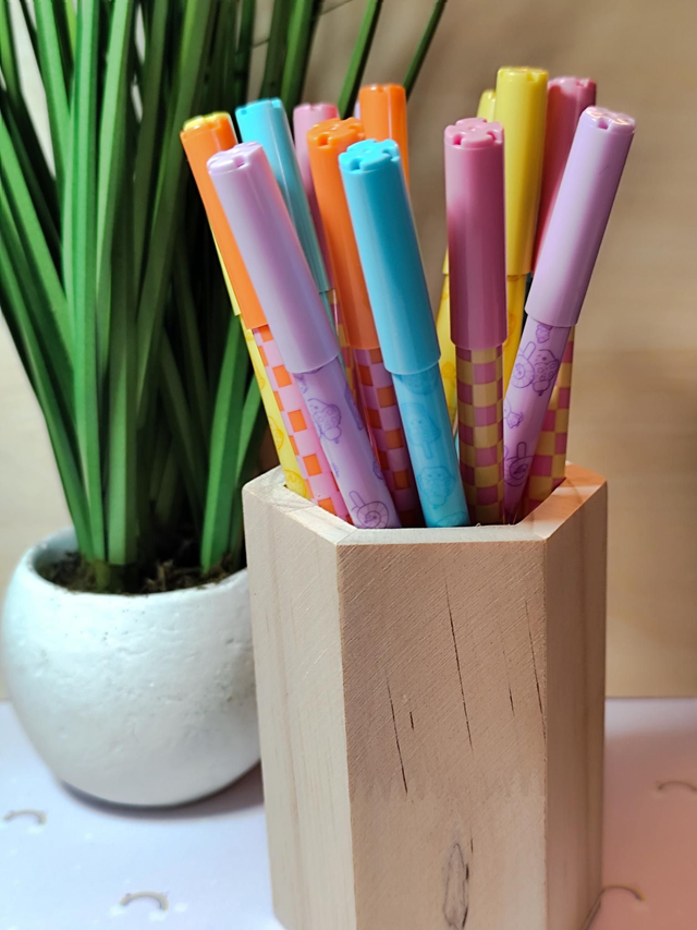 Crayon gel à motifs