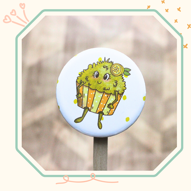 Badge cupcake 