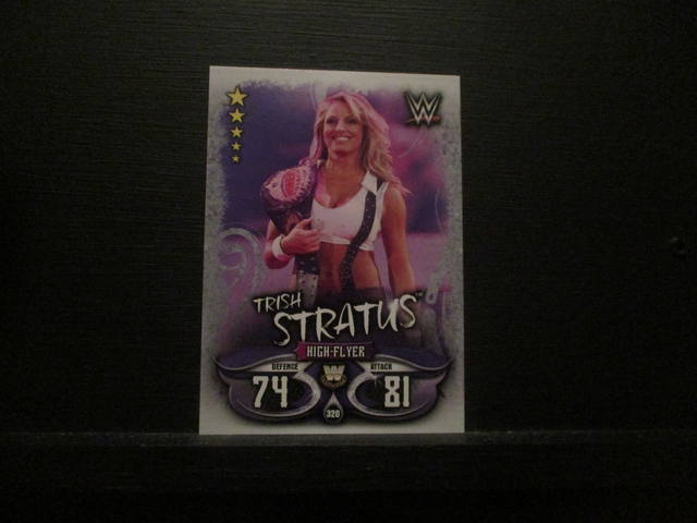 Trish Stratus - W Legends Slam Attax Live Original Trading Card #320