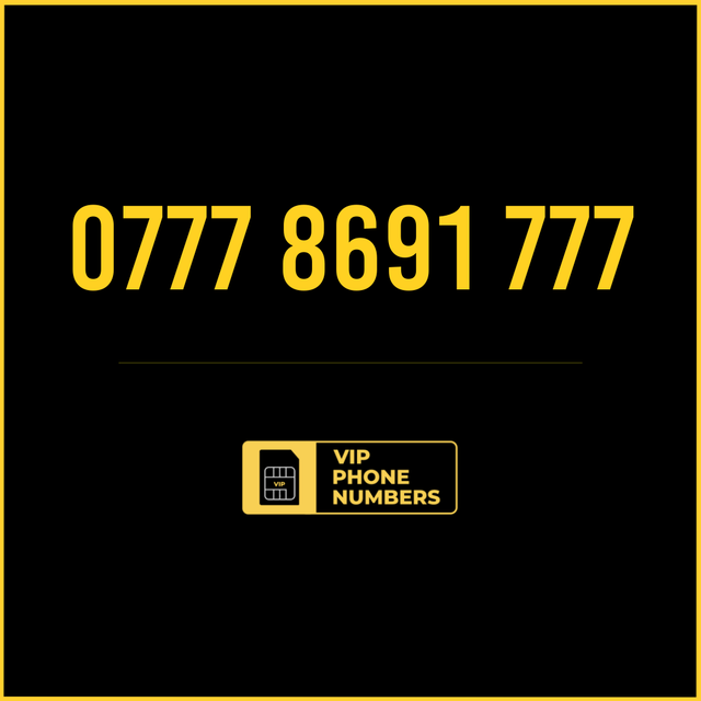 0777 8691 777 - VIP Gold Phone Number 