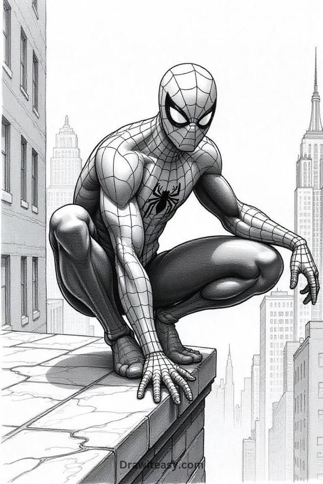 Spiderman Marvel Art Print