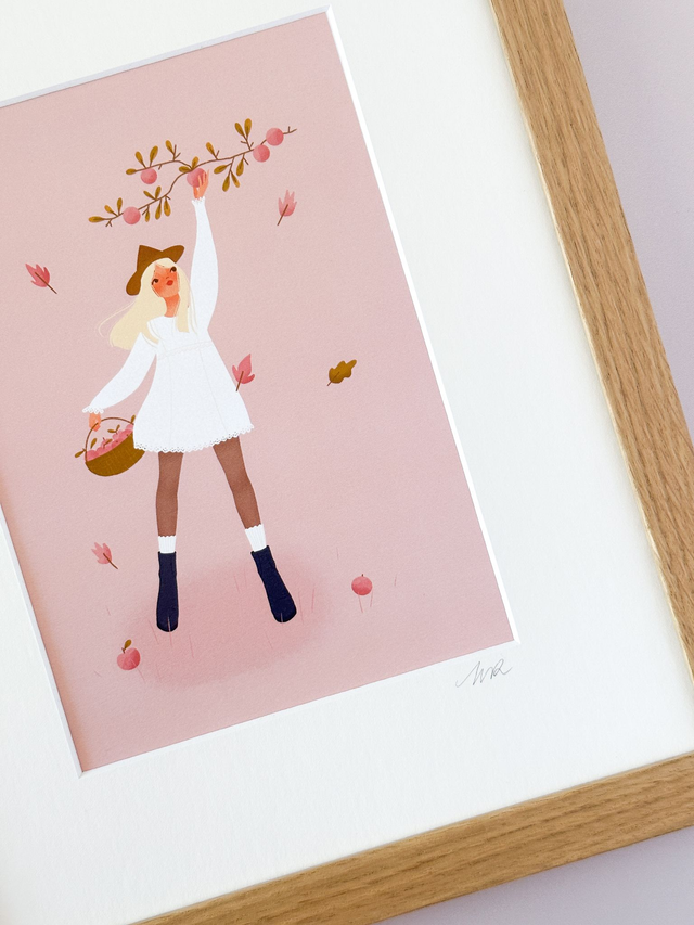 Affiche Cueillette d'automne