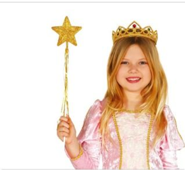 CARNEVALE , BACCHETTA FATINA ORO