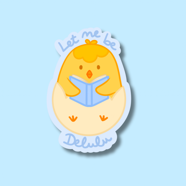 Sticker Piyou Delulu