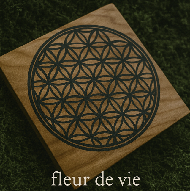 Fleur De Vie en bois 
