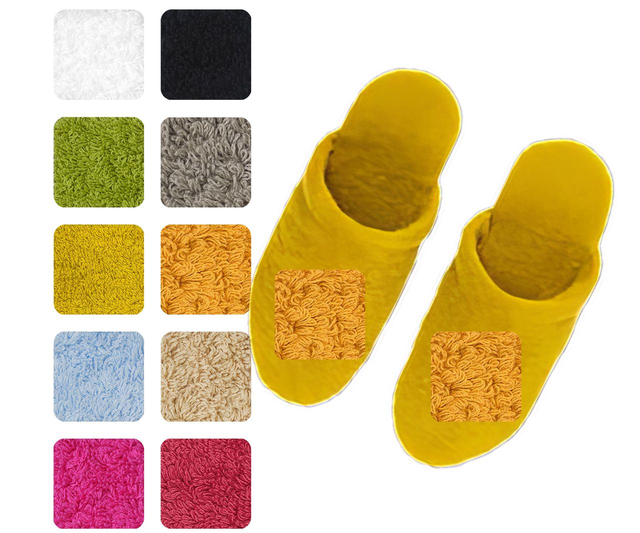 Abyss Habidecor Alex slipper color 870 ( curcuma )