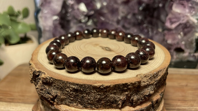 Bracelet GRENAT 8 mm
