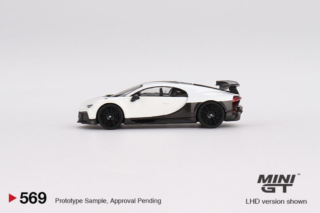 MGT00569 Mini GT 1/64 Bugatti Chiron Pur Sport White (LHD)