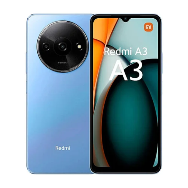 Smartphone Redmi A3 Double SIM Bleu Star Blue 64Go / 3Go RAM