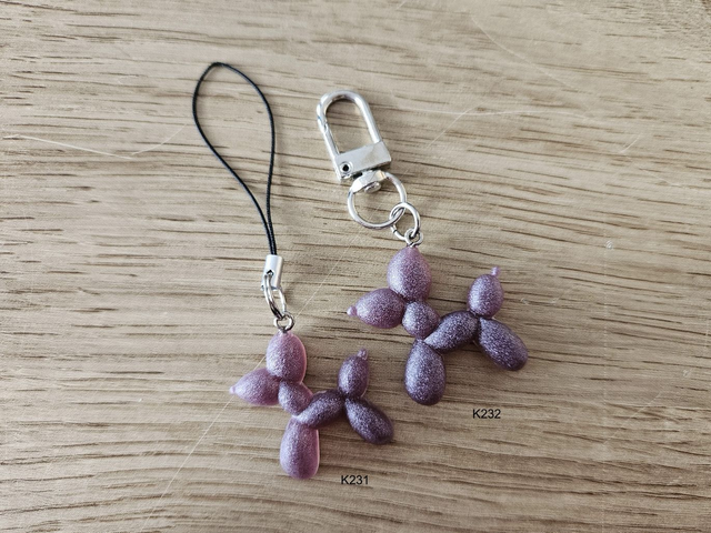 Ballonhondje Purple Crystal