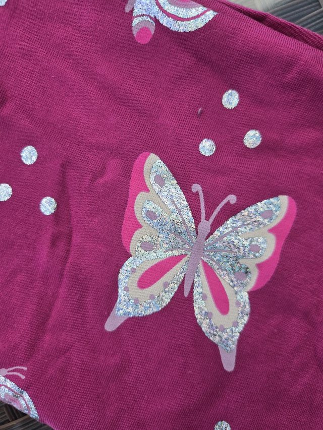 Jersey papillons 90 x 70 cm