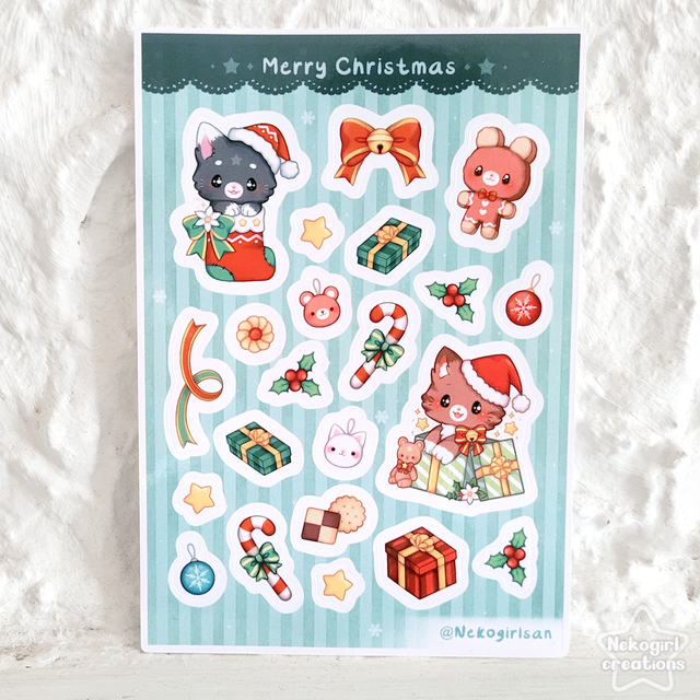 Planche de Stickers - Joyeux Noël
