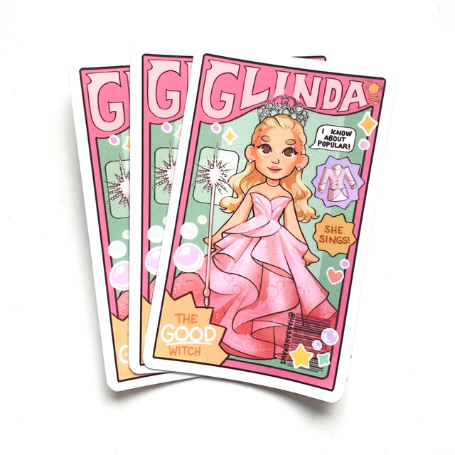 Good Witch Wicked Doll Sticker