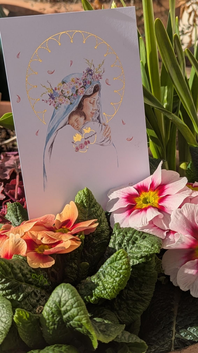 Carte Vierge de Printemps 