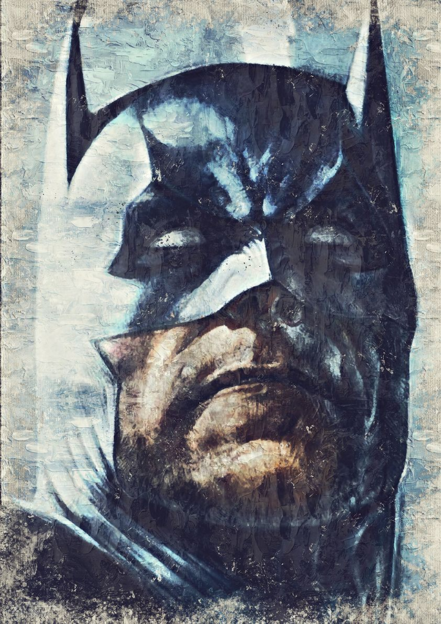 Batman Portrait oil edition 04