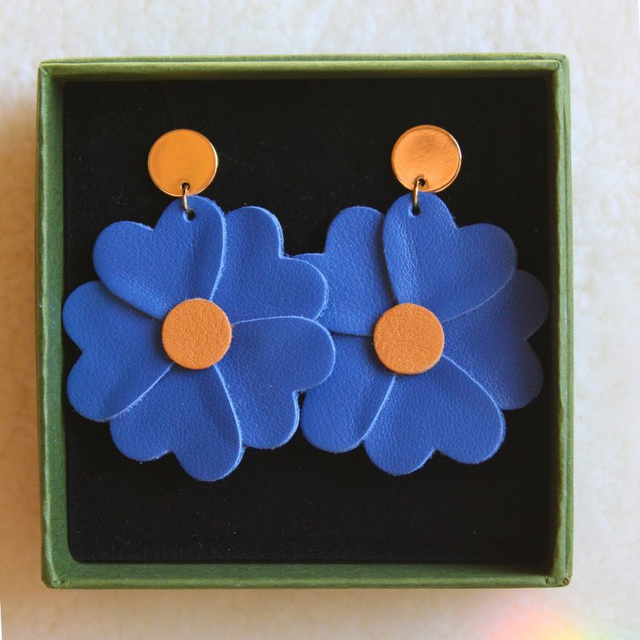 Boucles d’oreilles marguerites 