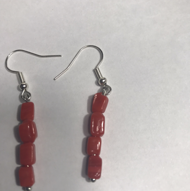 Red Dangling Earrings-RDE4773