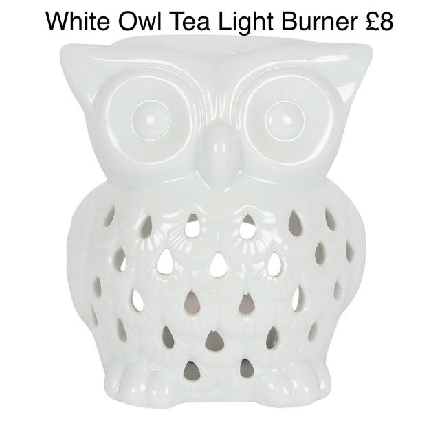 White Owl Tea Light Burner 