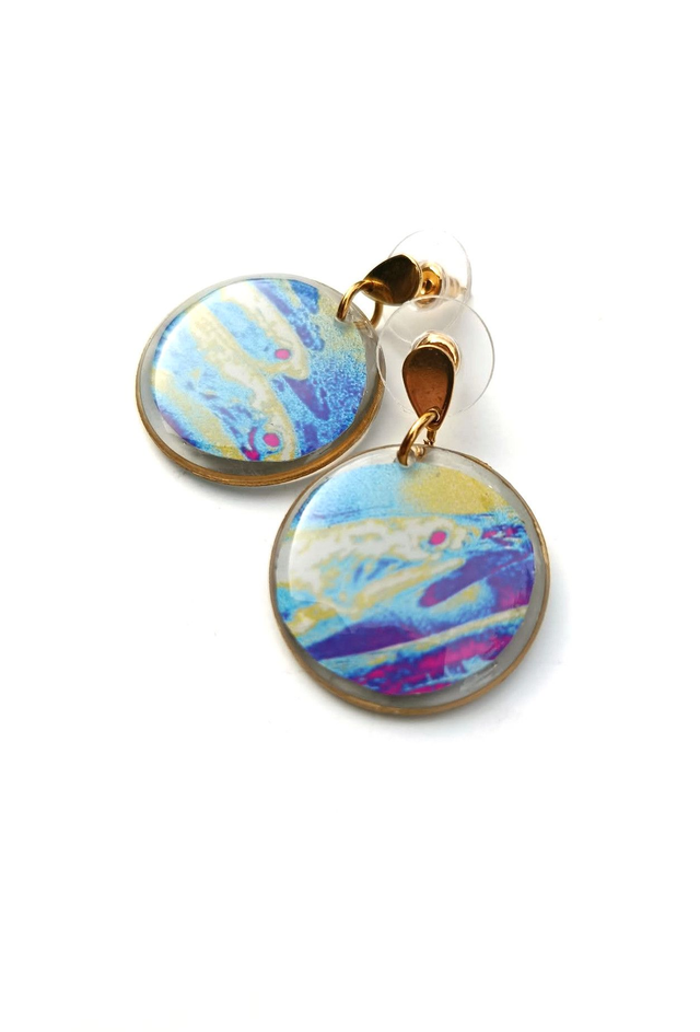 Boucles d'oreilles en cannette recyclée - Sardines