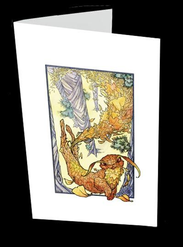 Automne - carte de vœux sans texte