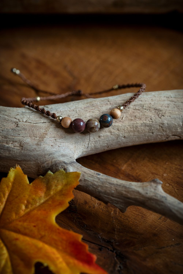 Gaya - Bracelet Jaspe mokaite