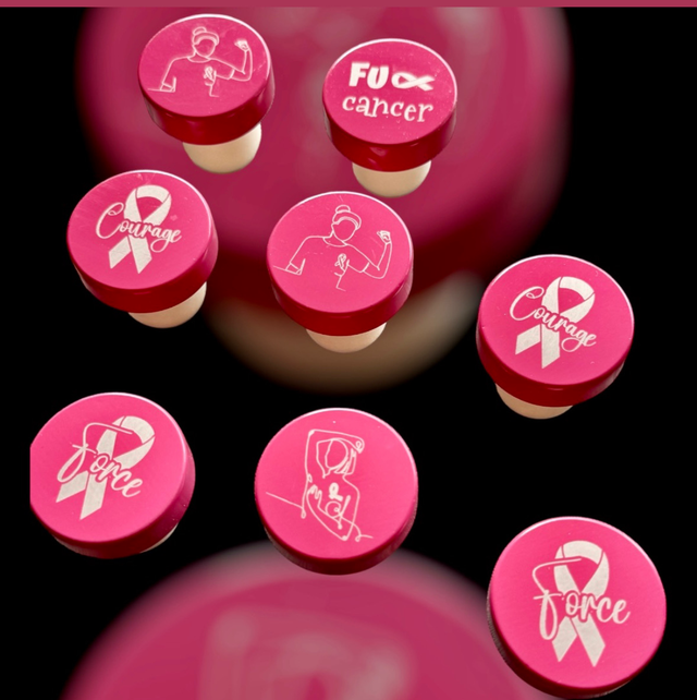 Bouchon octobre rose 