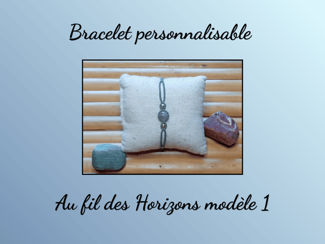 Bracelets macramé Au fil des horizons modèle 1