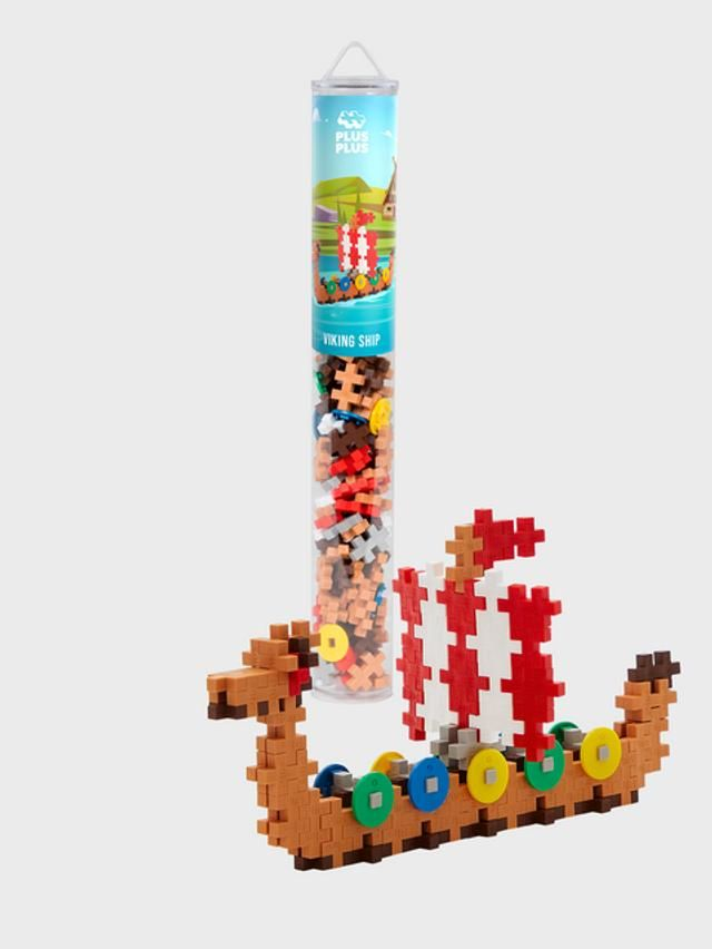 Plus Plus Viking Ship / 100 Pcs Tube (4312)