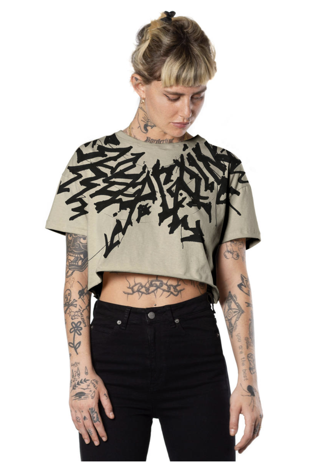 KEEP GOING CROP OFFWHITE 412048