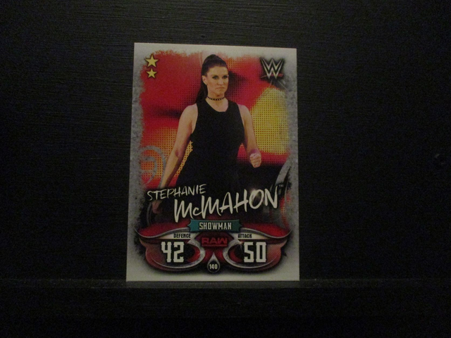 Stephanie McMahon - Raw Slam Attax Live Original Trading Card #140