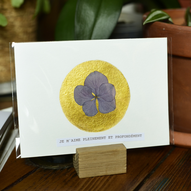 carte postale • je m&#039;aime pleinement et profondément