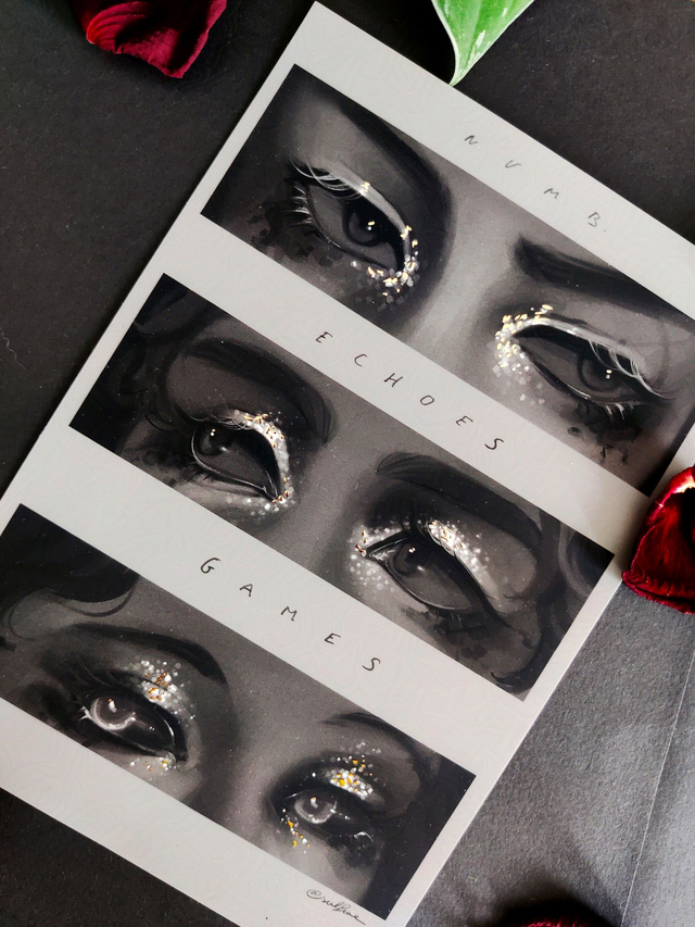 Eyes - Gold Foil - A5