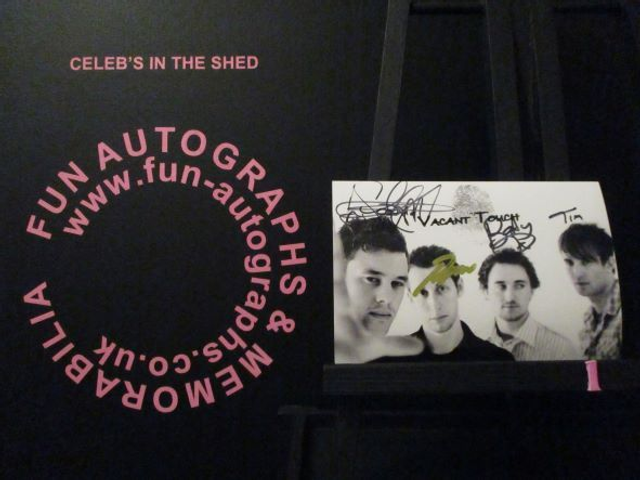 Vacant Touch Band Authentic Autographed 6x4 Photograph (1)