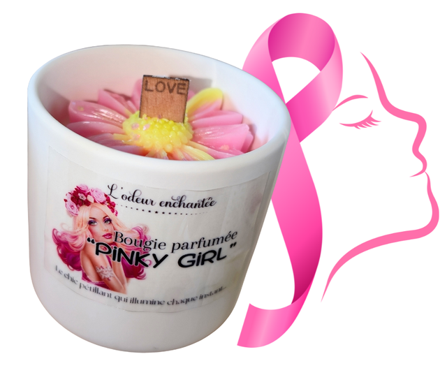 Bougie parfumée "PINKY GIRL"