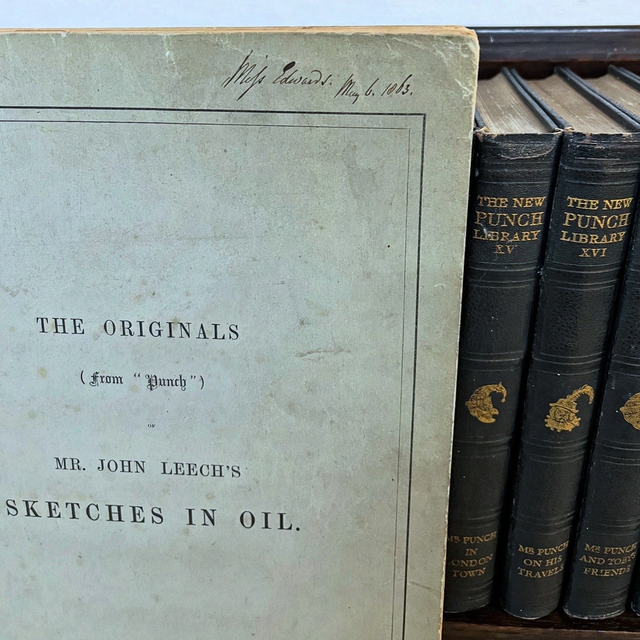 1863 First Edition The Originals From ‘Punch’ Mr. John Leech’s Sketches In Oil (Soft Cover)