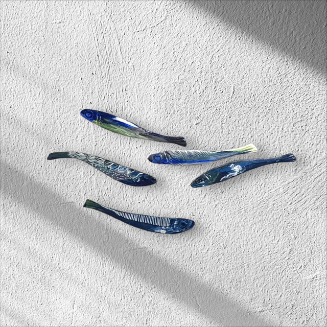 Art Fish a set of 5 pcs Maxi