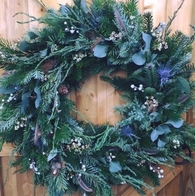 Winter Ice Ice Baby Wreath
